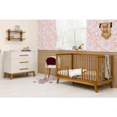 Bopita Ledikant 70 x 140 - Commode - Kaleo - Dune/Rose Wood