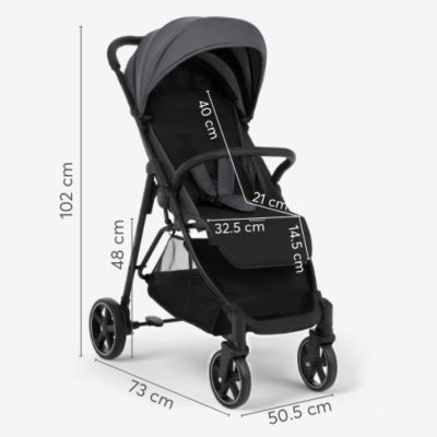 Kikkaboo Alexa Buggy - Zwart Kikkaboo Alexa Buggy - Zwart