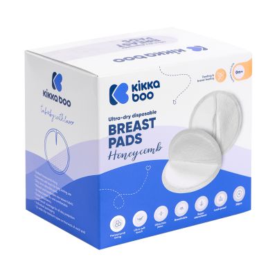 Kikkaboo Wegwerp Zoogcompressen Honeycomb 25 stuks Kikkaboo Wegwerp Zoogcompressen Honeycomb 25 stuks