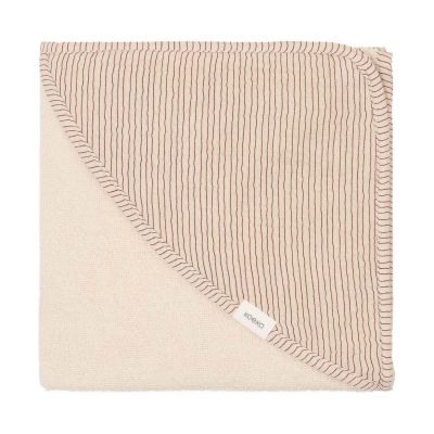 Koeka Whisper Waves Badcape - 100x100 cm - Burgundy 