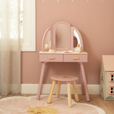 Little Dutch Kaptafel – Hout – Pink Little Dutch Kaptafel – Hout – Pink