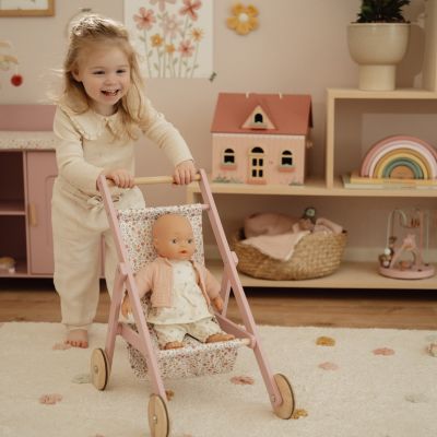 Little Dutch Poppenbuggy – Hout