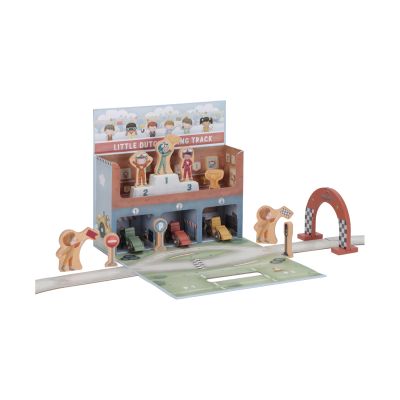 Coffret de jeu Little Dutch Race Track - Bois