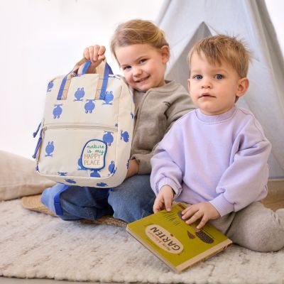 Lässig Happy Trails Mini Square Rugzak– Frog