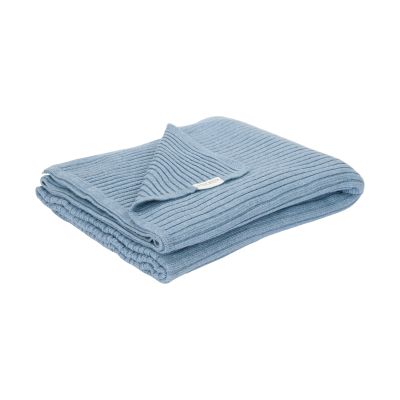 Little Dutch Ledikantdeken Gebreid - Pure Denim Blue - 110x140 cm Little Dutch Ledikantdeken Gebreid - Pure Denim Blue - 110x140 cm