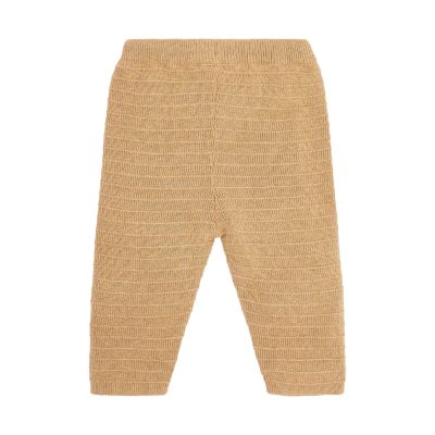 Little Dutch Safari Friends Gebreid Broekje - Maat 50 - Soft Tan 