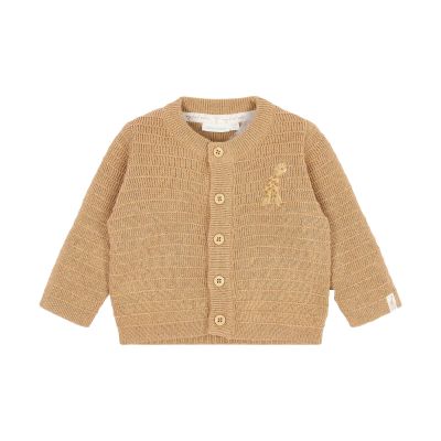 Little Dutch Safari Friends Gebreid Vestje Overslag - Maat 50 - Soft Tan Little Dutch Safari Friends Gebreid Vestje Overslag - Maat 50 - Soft Tan