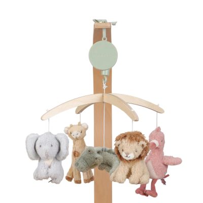Mobile musical en bois Little Dutch Safari Friends