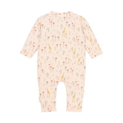 Little Dutch Safari Friends Pyjama Een-Delig - Maat 50/56 - Pastel Rose Little Dutch Safari Friends Pyjama Een-Delig - Maat 50/56 - Pastel Rose