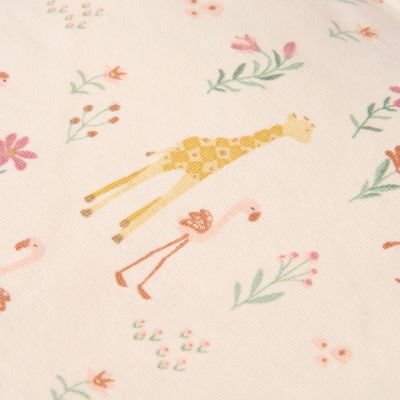 Little Dutch Safari Friends Pyjama Een-Delig - Maat 50/56 - Pastel Rose Little Dutch Safari Friends Pyjama Een-Delig - Maat 50/56 - Pastel Rose