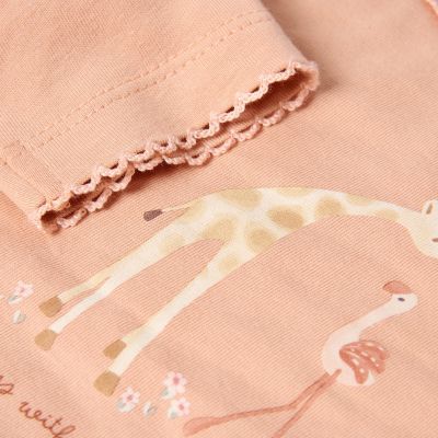 Little Dutch Safari Friends Pyjama Twee-Delig - Maat 62/68 - Deep Pink