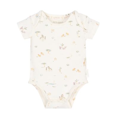 Little Dutch Safari Friends Romper - Maat 50 - Creme 