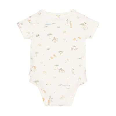 Little Dutch Safari Friends Romper - Maat 50 - Creme 