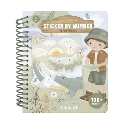 Little Dutch Safari Friends Sticker Op Nummer - Jim
