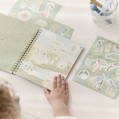 Little Dutch Safari Friends Sticker Op Nummer - Jim
