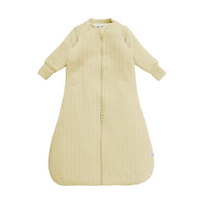 Lodger Hopper Slaapzak Met Mouwen - Solid - Maat 68/80 - Cream