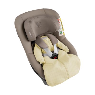 Lodger Hopper Slaapzak Met Mouwen - Solid - Maat 68/80 - Cream