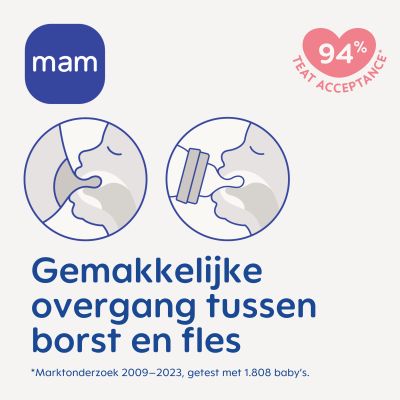MAM Feel Good Babyfles - 260 ml - Glas - Uni 