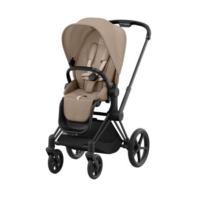 Cybex Priam 4 2-in-1 Kinderwagen Matt Black - Cozy Beige