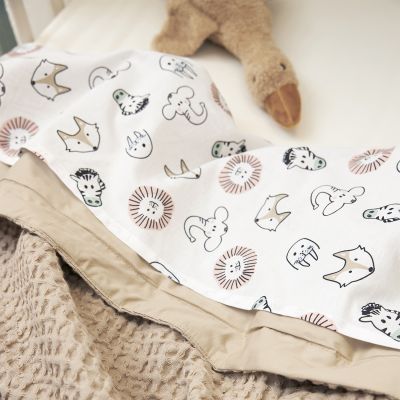 Meyco Wiegdeken Waffle Cotton Sand 75 x 100 cm Meyco Wiegdeken Waffle Cotton Sand 75 x 100 cm
