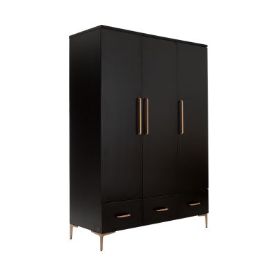TWF Meegroeibed - Commode XL 3 Laden 1 Deur - Hanglegkast XL 3 Deuren 2 Lade Modena Metaal