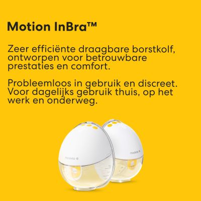 Medela Motion InBra™ Borstkolf Enkelzijdig Elektrisch Medela Motion InBra™ Borstkolf Enkelzijdig Elektrisch