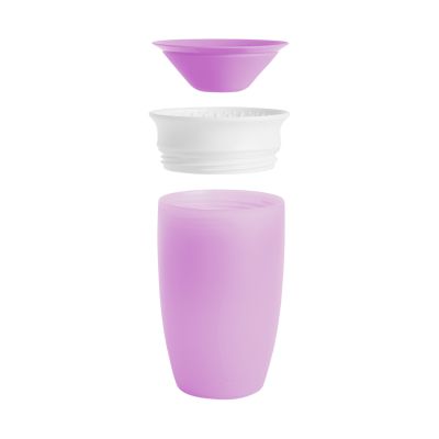 Munchkin Miracle 360 Sippy Beker - 12mnd+ - 296ml - Purple Munchkin Miracle 360 Sippy Beker - 12mnd+ - 296ml - Purple