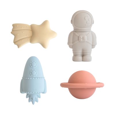 Mushie Bad Set - 4-Pack - Space