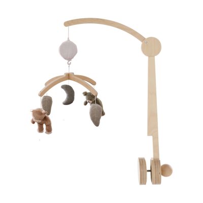 Noukie's F&O Muziekmobiel Met Houten Arm Orso & Fluffy