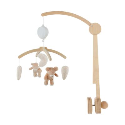 Noukie's F&O Muziekmobiel Met Houten Arm Lily & Fluffy