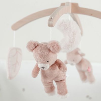 Noukie's F&O Muziekmobiel Met Houten Arm Lily & Fluffy