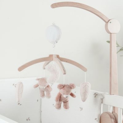 Noukie's F&O Muziekmobiel Met Houten Arm Lily & Fluffy