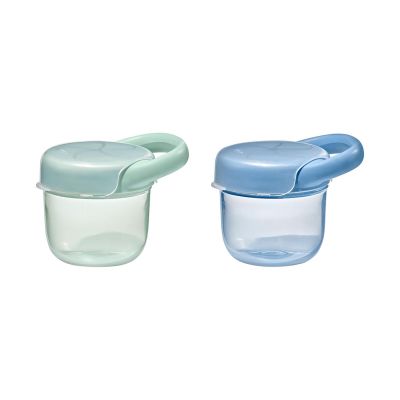 OXO Tot Snack Box avec couvercle - 2 paquets - Opal &amp; Dusk