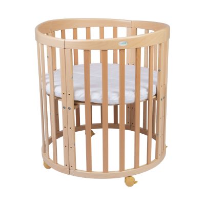 Waldin Oval Combibed 7‑in‑1 - Natural inclusief matras Waldin Oval Combibed 7‑in‑1 - Natural inclusief matras