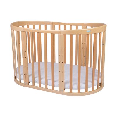 Waldin Oval Combibed 7‑in‑1 - Natural inclusief matras Waldin Oval Combibed 7‑in‑1 - Natural inclusief matras