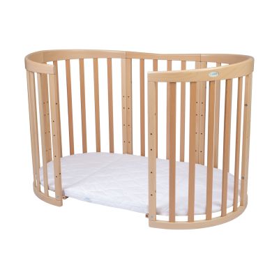Waldin Oval Combibed 7‑in‑1 - Natural inclusief matras Waldin Oval Combibed 7‑in‑1 - Natural inclusief matras