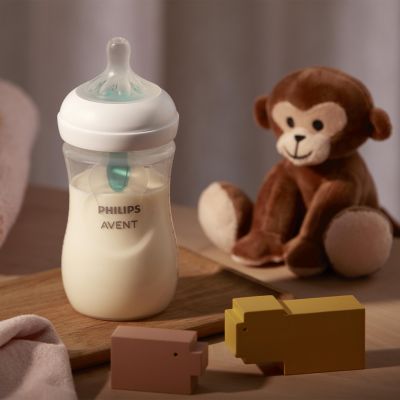 Philips Avent Fles Natural Response AirFree Olifant 260ml Philips Avent Fles Natural Response AirFree Olifant 260ml