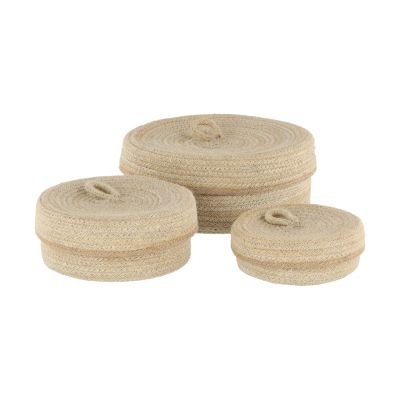 Paniers Puck Set of 3 Natural