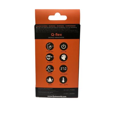 Qute Thermometer Digitaal Q-Flex Duo-Pack