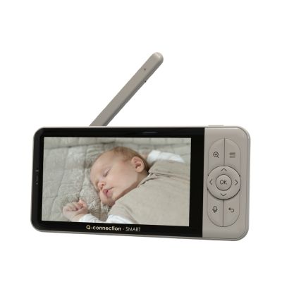Qute Beeldbabyfoon Q-Connection Smart WIFI 2-IN-1 5HD - Zand - Limited Edition Qute Beeldbabyfoon Q-Connection Smart WIFI 2-IN-1 5HD - Zand - Limited Edition