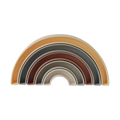 Mushie Stacker Toy Rainbow - Sol