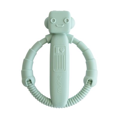 Mushie Rattle Bijtring - Robot
