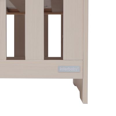 Interbaby Cot 70 x 140 - Dresser - Armoire suspendue Grès Interbaby Cot 70 x 140 - Dresser - Armoire suspendue Grès