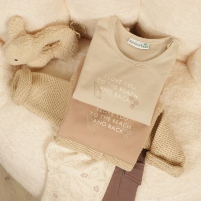 Pantalon Babylook Shells - Taille 62 - Warm Taupe Pantalon Babylook Shells - Taille 62 - Warm Taupe