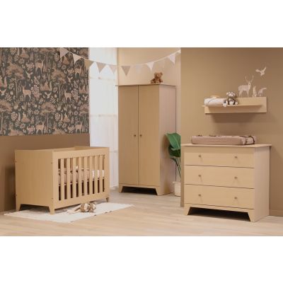 Interbaby Ledikant 60 x 120 cm - Commode 3 Lades - Imola