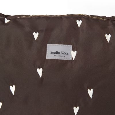 Studio Noos Puffy Luiertas - Brown Hearts Studio Noos Puffy Luiertas - Brown Hearts