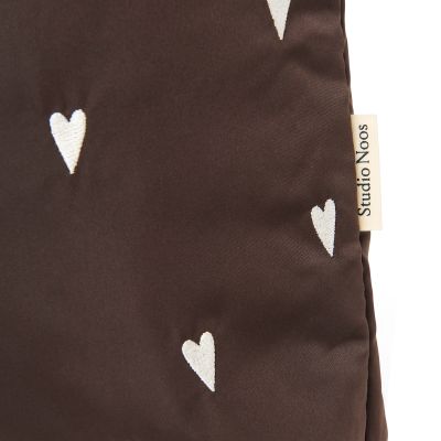 Studio Noos Mom Bag - Puffy - Brown Heart Studio Noos Mom Bag - Puffy - Brown Heart