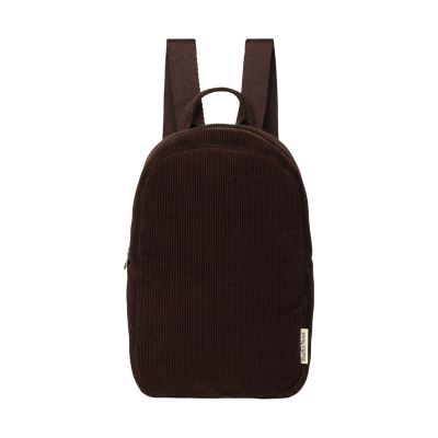 Studio Noos Rib Puffy Mini Rugzak - Dark Brown