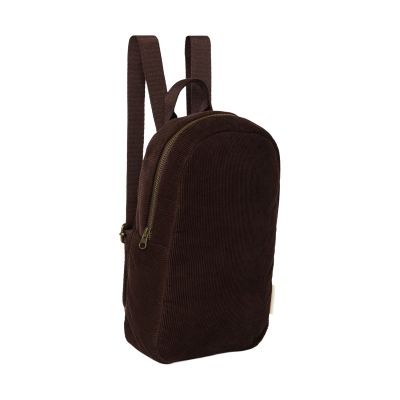 Studio Noos Rib Puffy Mini Rugzak - Dark Brown