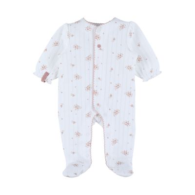 Noukie's Pyjama - Pointelle - Bloemetjes - 00 Mnd